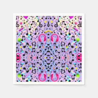 Music Headphone, Napkins Pappersservett