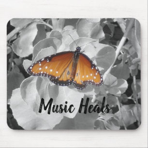 Music Heals Orange Monarch Butterfly Musician Musmatta