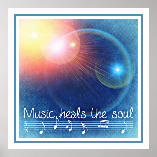 Music Heals the Soul Poster (Framsidan)