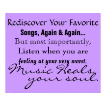 Music Heals Your Soul Poster