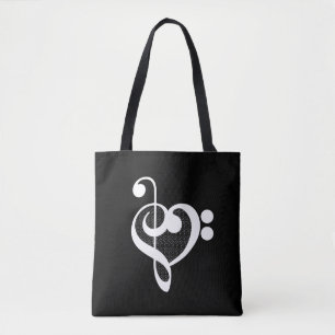 Music Heart - I Kärlek Music Tygkasse