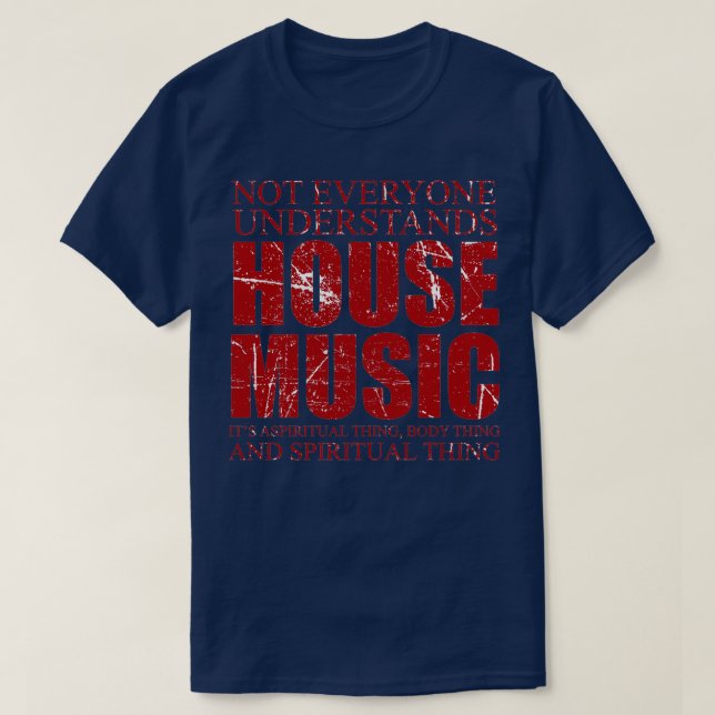 Music House Music T Shirt (Design framsida)