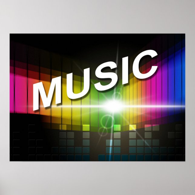 Music Illustration poster (Framsidan)