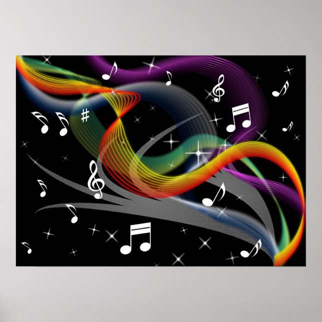 Music Illustration poster (Framsidan)