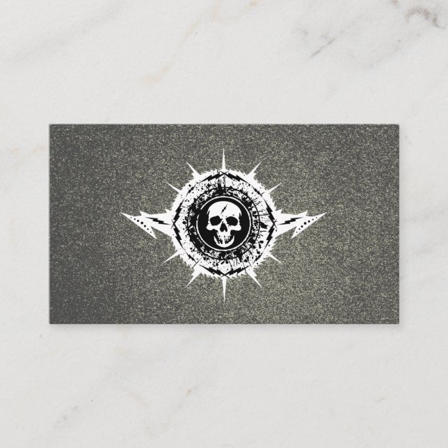 Music Industry Sten Band Musician Guitar Lessons Visitkort (Framsida)