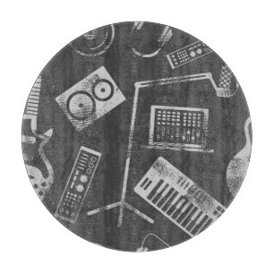 Music inslag: vintagens sömlösa bakgrund.