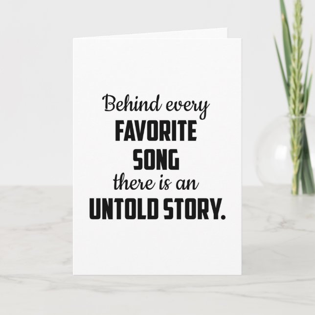 Music Instrument Musician Musical Ljud Jazz Gift Kort (Framsida)