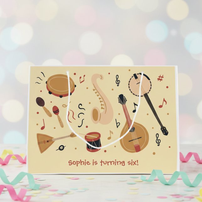 Music instruments kids birthday (Skapare uppladdad)