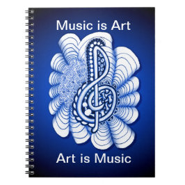 Music is Art Anteckningsbok