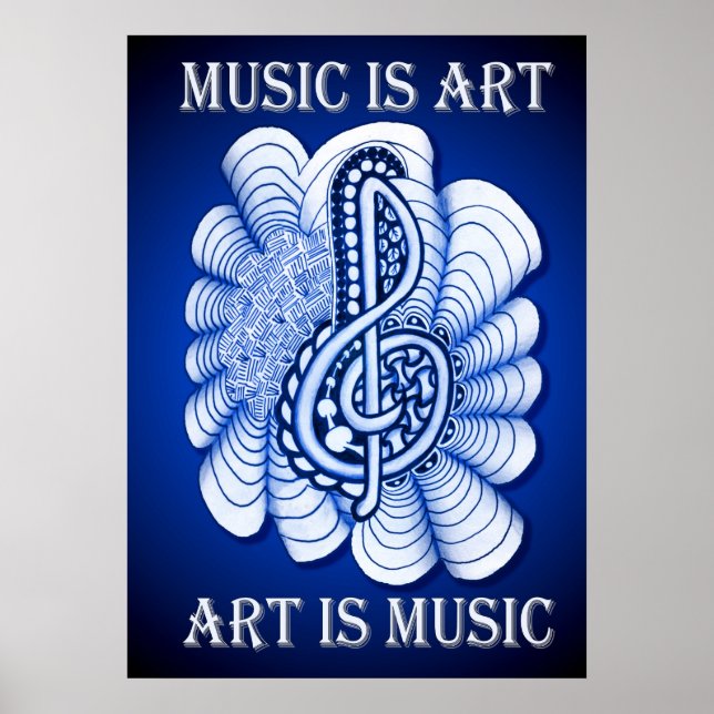 Music is Art Poster (Framsidan)