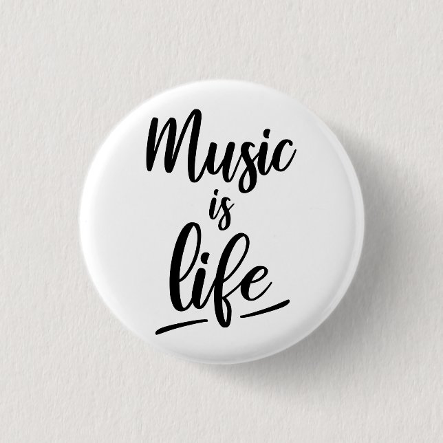 Music is life knapp (Framsida)