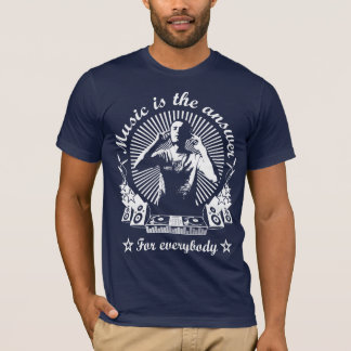 Music is the answer 02 tee shirt