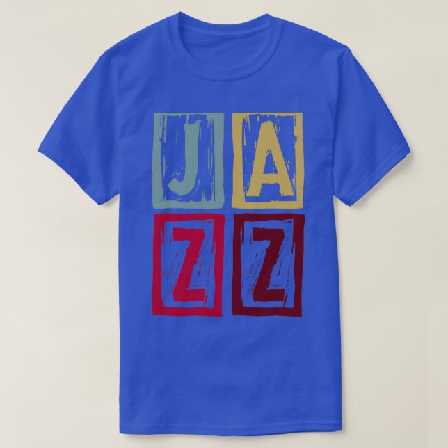 Music Jazz Soul Funk T Shirt (Design framsida)
