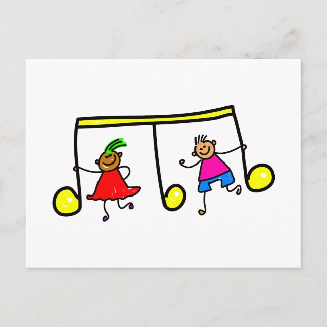 Music Kids Vykort (Framsida)