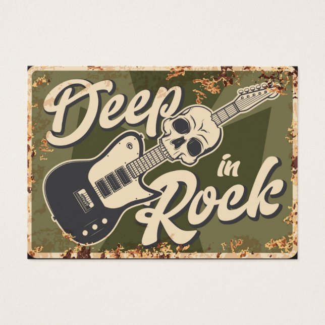 Music klubb visitkort (Framsidan)