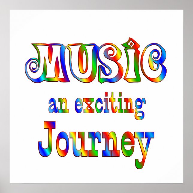 MUSIC kör snabbt Poster (Framsidan)