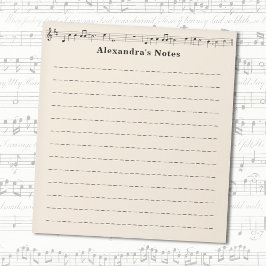 Music Lakan Anteckningsblock