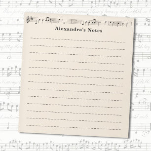 Music Lakan Anteckningsblock
