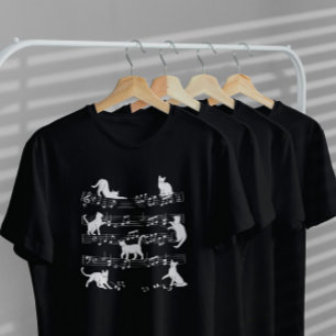 Music Lakan Cat Silhouette T Shirt