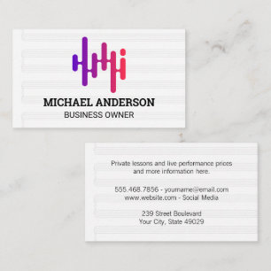 Music Lakan Digital Logotyp Visitkort