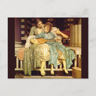Music Lesson av Frederic Leighton Vykort