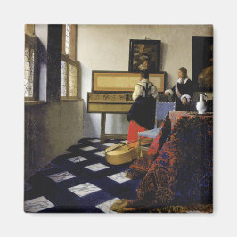 Music Lesson av Johannes Vermeer Magnet