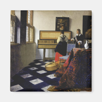 Music Lesson av Johannes Vermeer Magnet