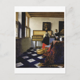Music Lesson av Johannes Vermeer Vykort