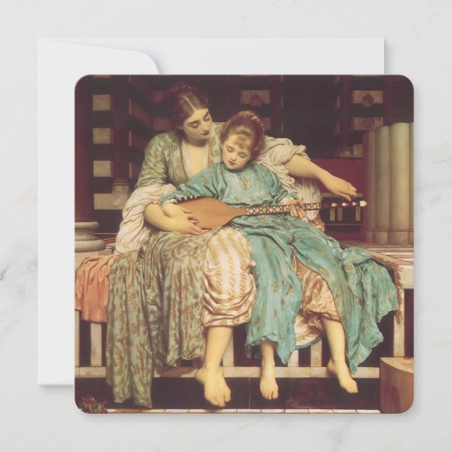 Music Lesson av Lord Frederic Leighton (Framsida)