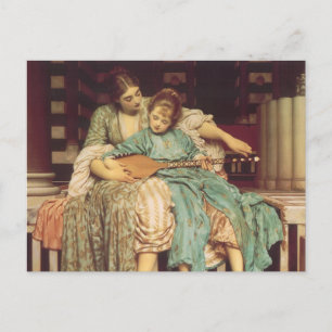 Music Lesson av Lord Frederic Leighton Vykort