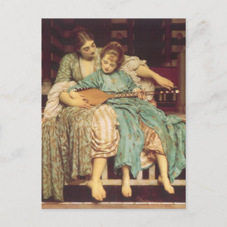 Music Lesson av Lord Frederic Leighton Vykort