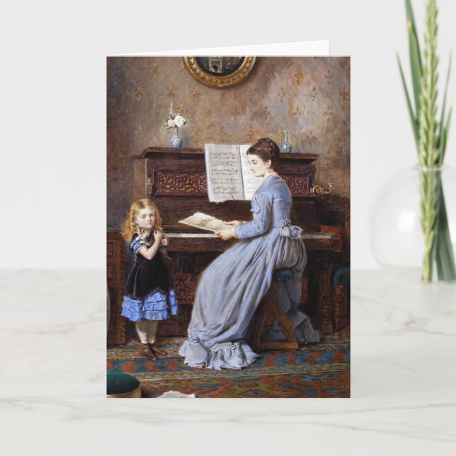 Music Lesson Greeting Card Kort (Framsida)