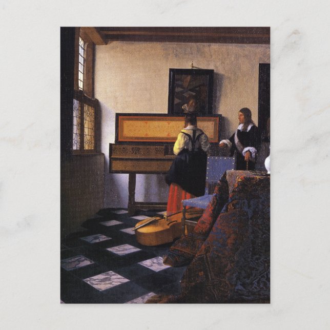 Music Lesson Vykort (Framsida)