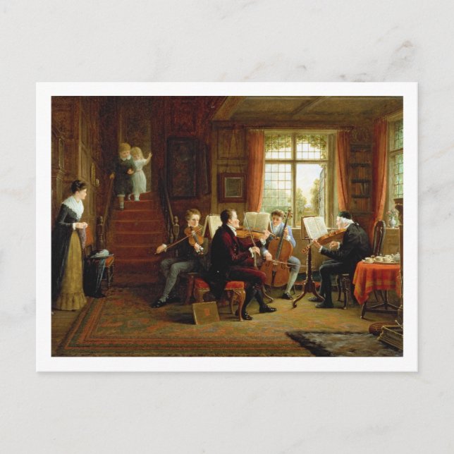 Music Lesson Vykort (Framsida)