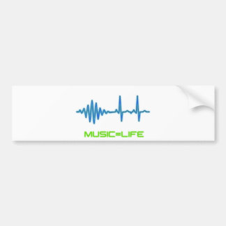 Music=Life Bildekal