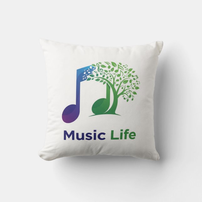 Music Life (Musik - ett dynamiskt liv) Kudde (Framsida)