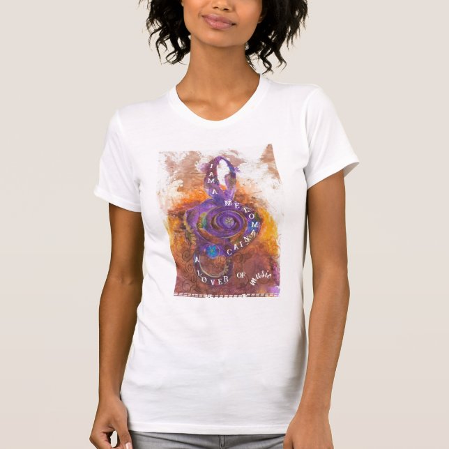 Music Lover T Shirt (Framsida)