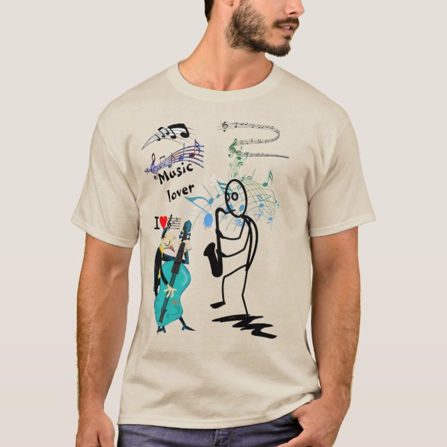 Music Lover *** The T Shirt (Framsida)