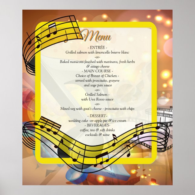 Music Lovers Celebration Themes Poster (Framsidan)