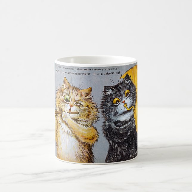 Music Loving Cats, Louis Wain Kaffemugg (Center)