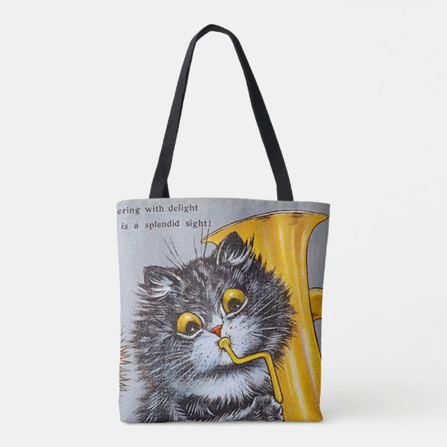 Music Loving Cats, Louis Wain Tygkasse (Baksida)