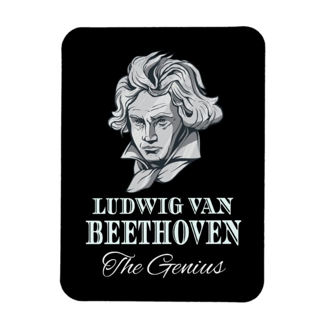 Music - Ludwig Van Beethoven The Genius Magnet (Vertikal)