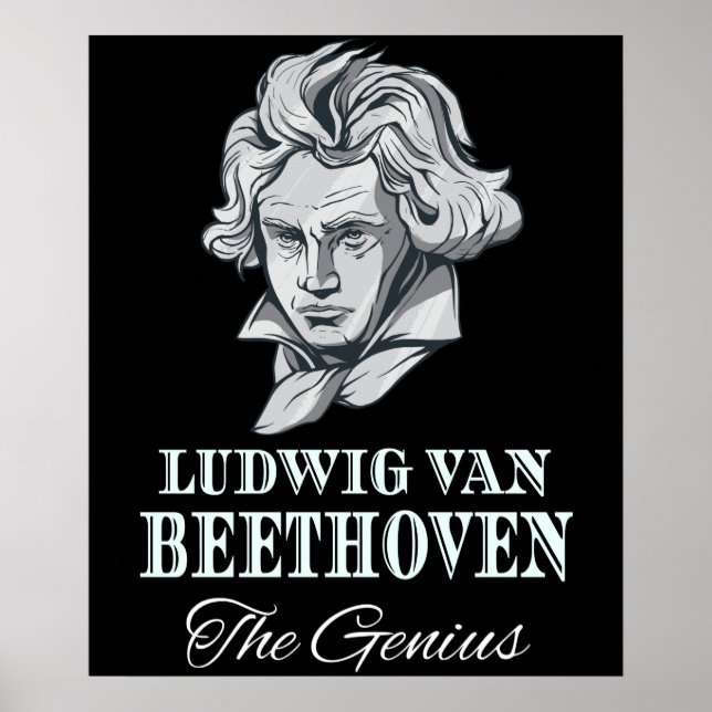 Music - Ludwig Van Beethoven The Genius Poster (Framsidan)