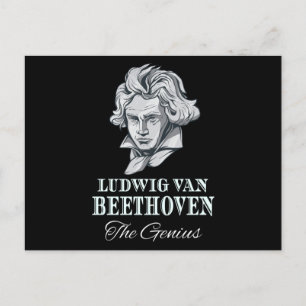 Music - Ludwig Van Beethoven The Genius Vykort