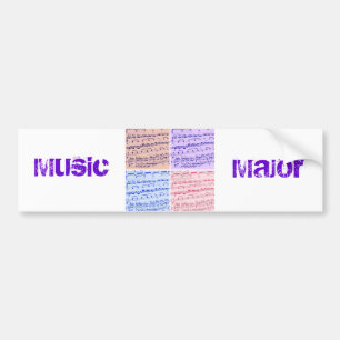 Music Major/Student/Lärare Bildekal