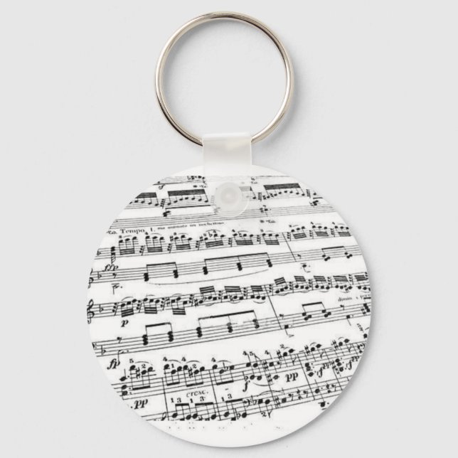 Music Major/Student/Lärare Nyckelring (Framsida)