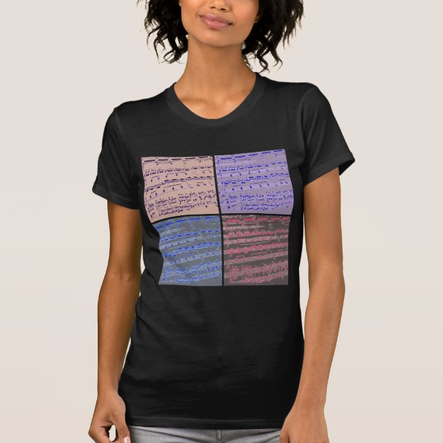 Music Major/Student/Lärare T Shirt (Framsida)