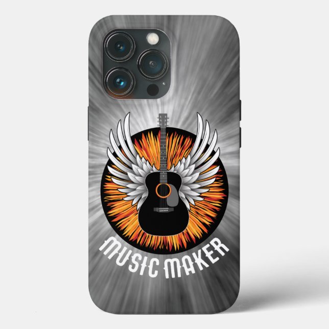 Music Maker (gitarspelare) Fodral-Mate iphone case (Baksida )