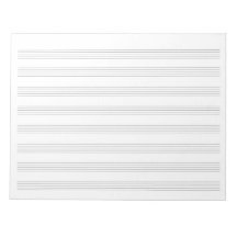 Music Manuscript Papper för Studenter & Musician