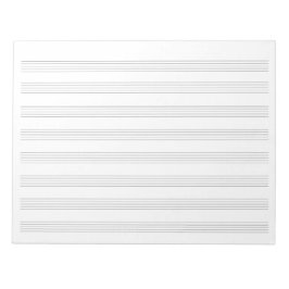 Music Manuscript Papper för Studenter & Musician Anteckningsblock